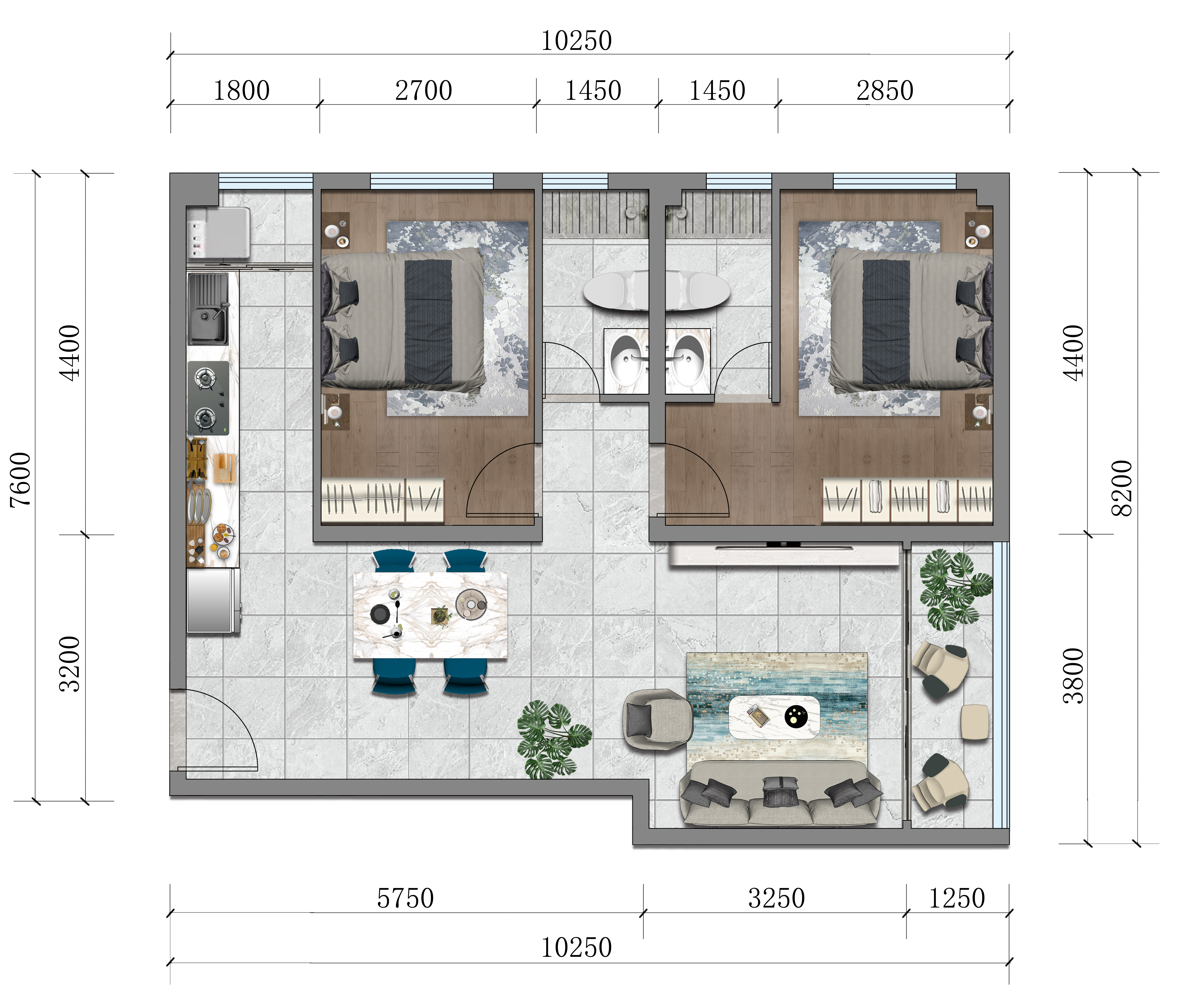 Maylan Park Residence 2 Bedroom Apartments for Sale in Kileleshwa, Nairobi